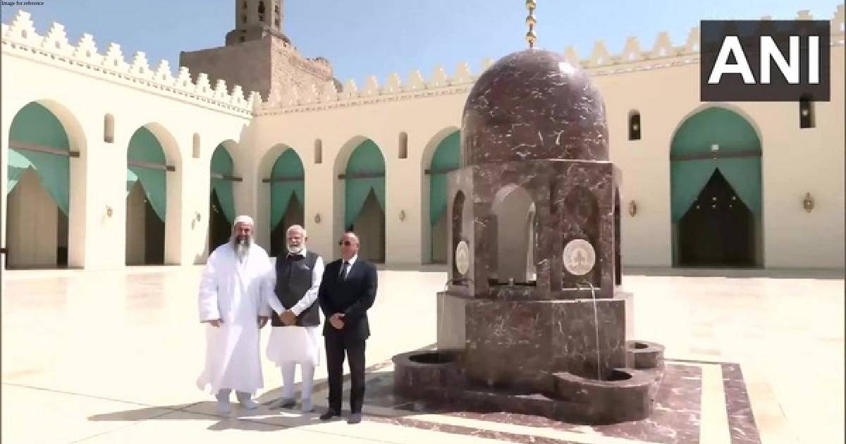 PM Modi visits Al-Hakim Mosque in Cairo, Egypt